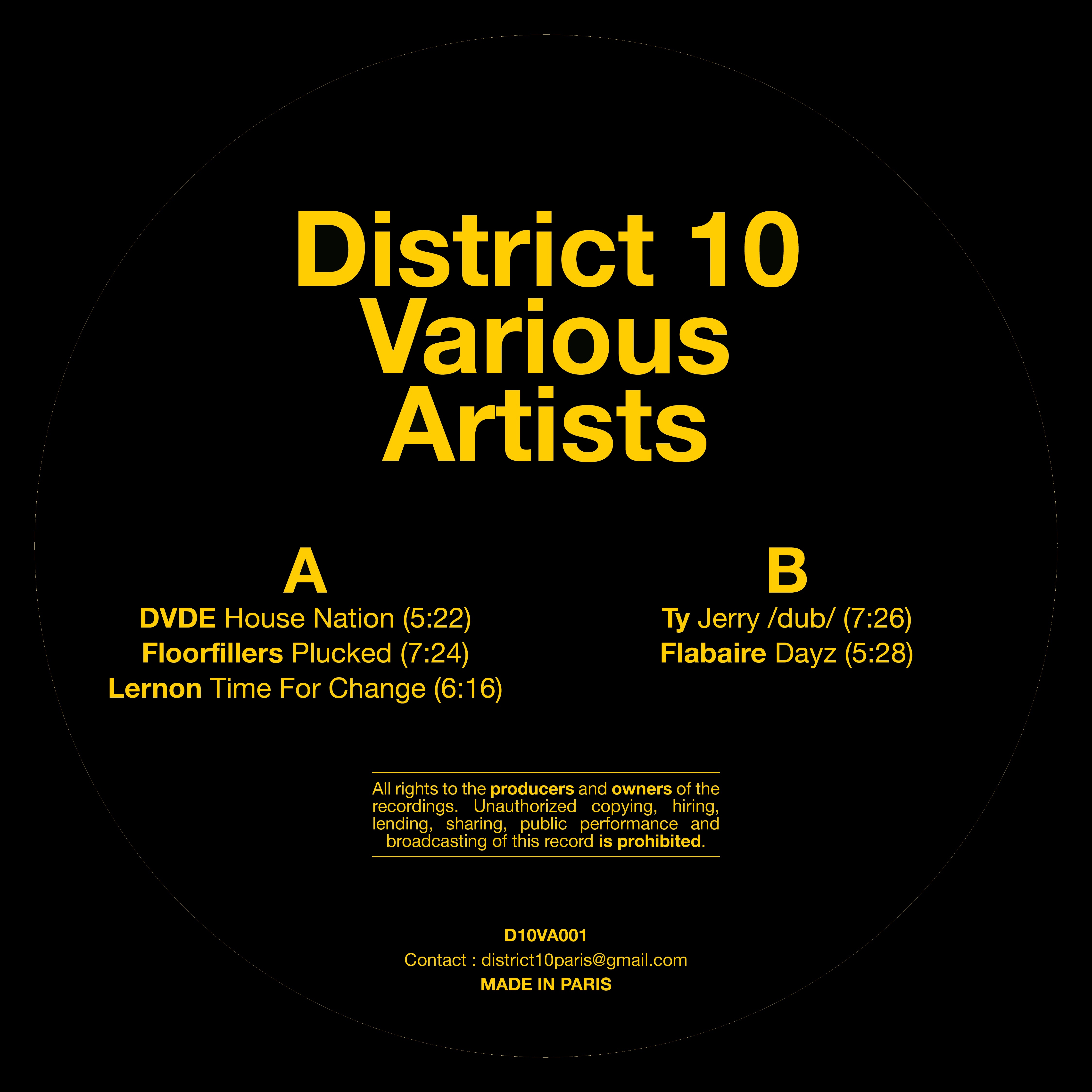 Flabaire, — District 10 — Copertina