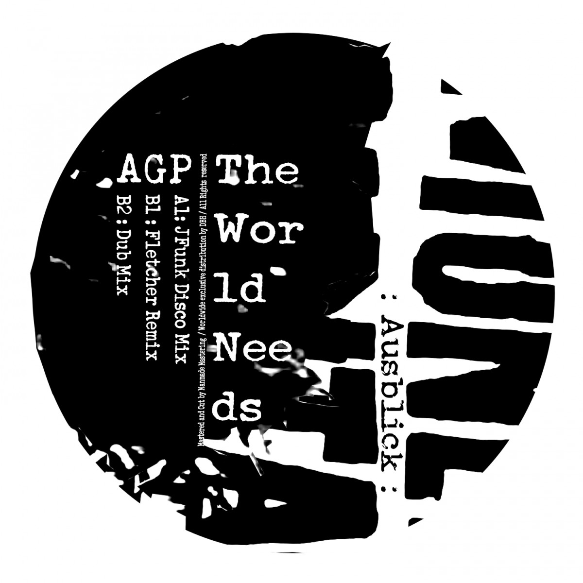 AGP — The World Needs — Copertina