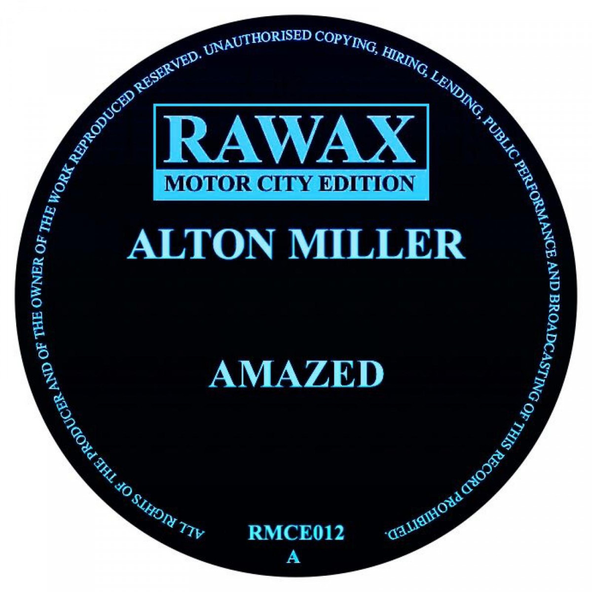 Alton Miller — Amazed — Copertina