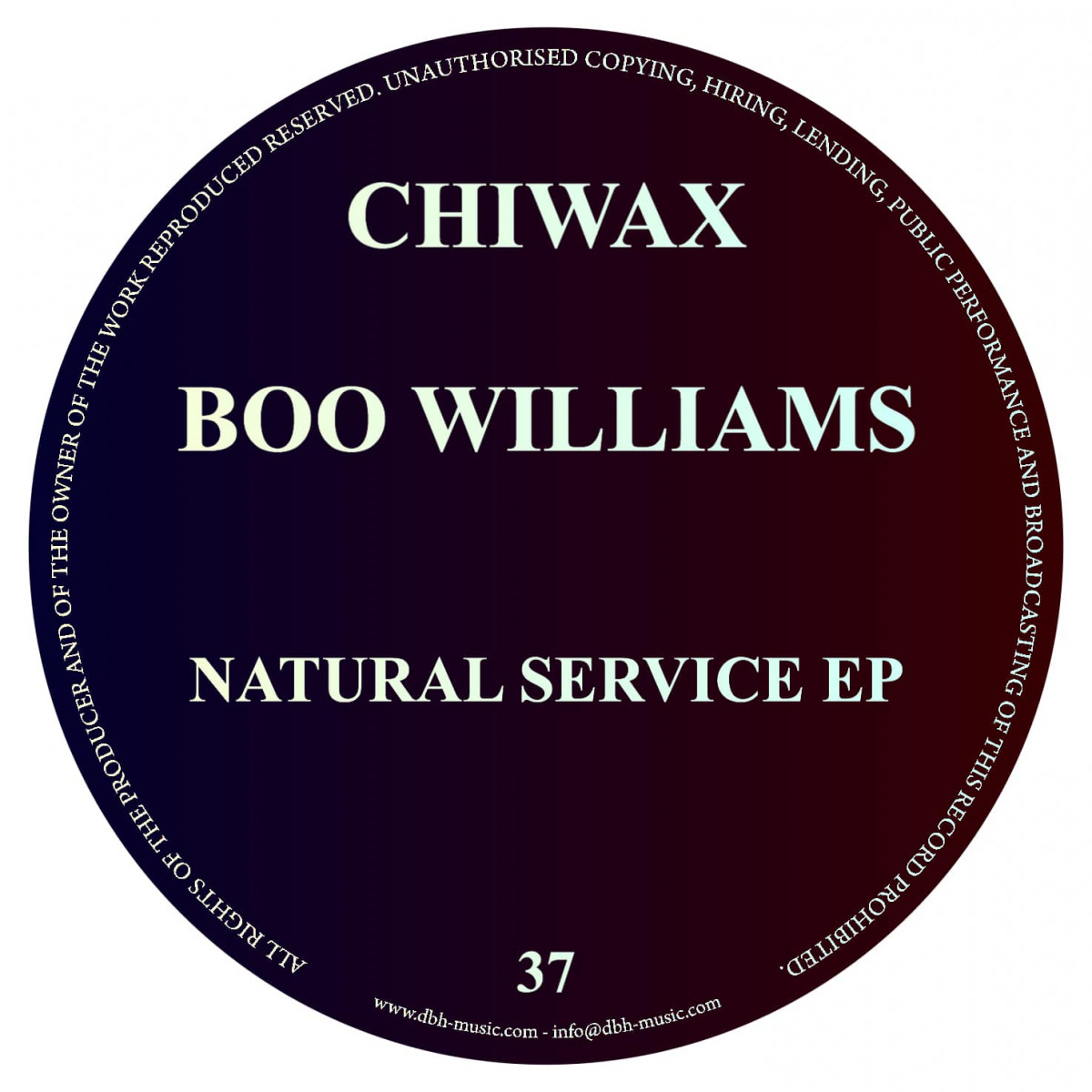 Boo Williams — Natural Service EP — Copertina