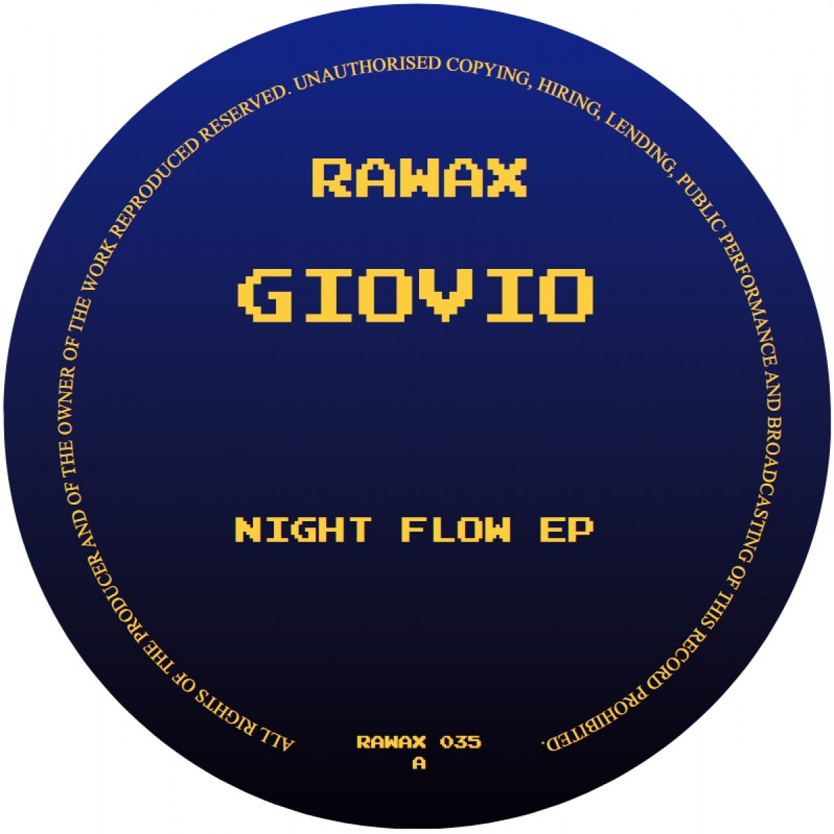 Giovio — Night Flow EP — Copertina