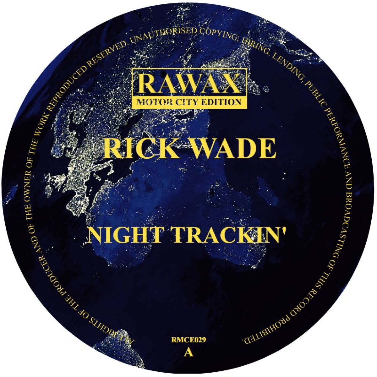 Rick Wade — Night Trackin' — Copertina
