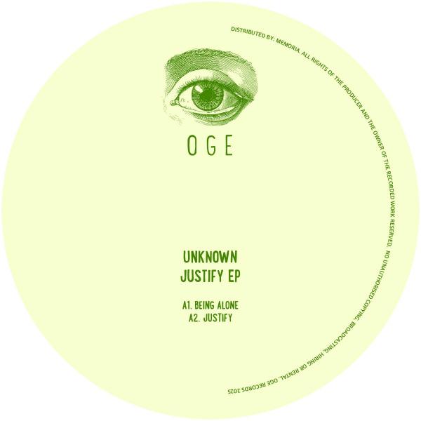 UNKNOWN — JUSTIFY EP — Copertina