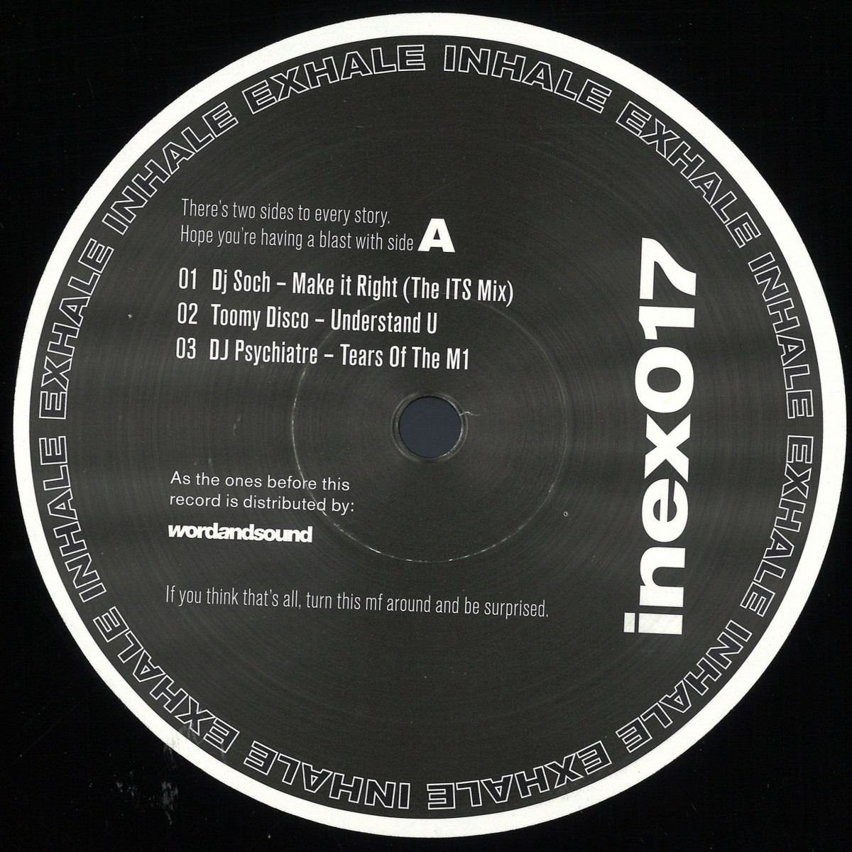 V/A (DJ Soch, Toomy — inex017 — Copertina
