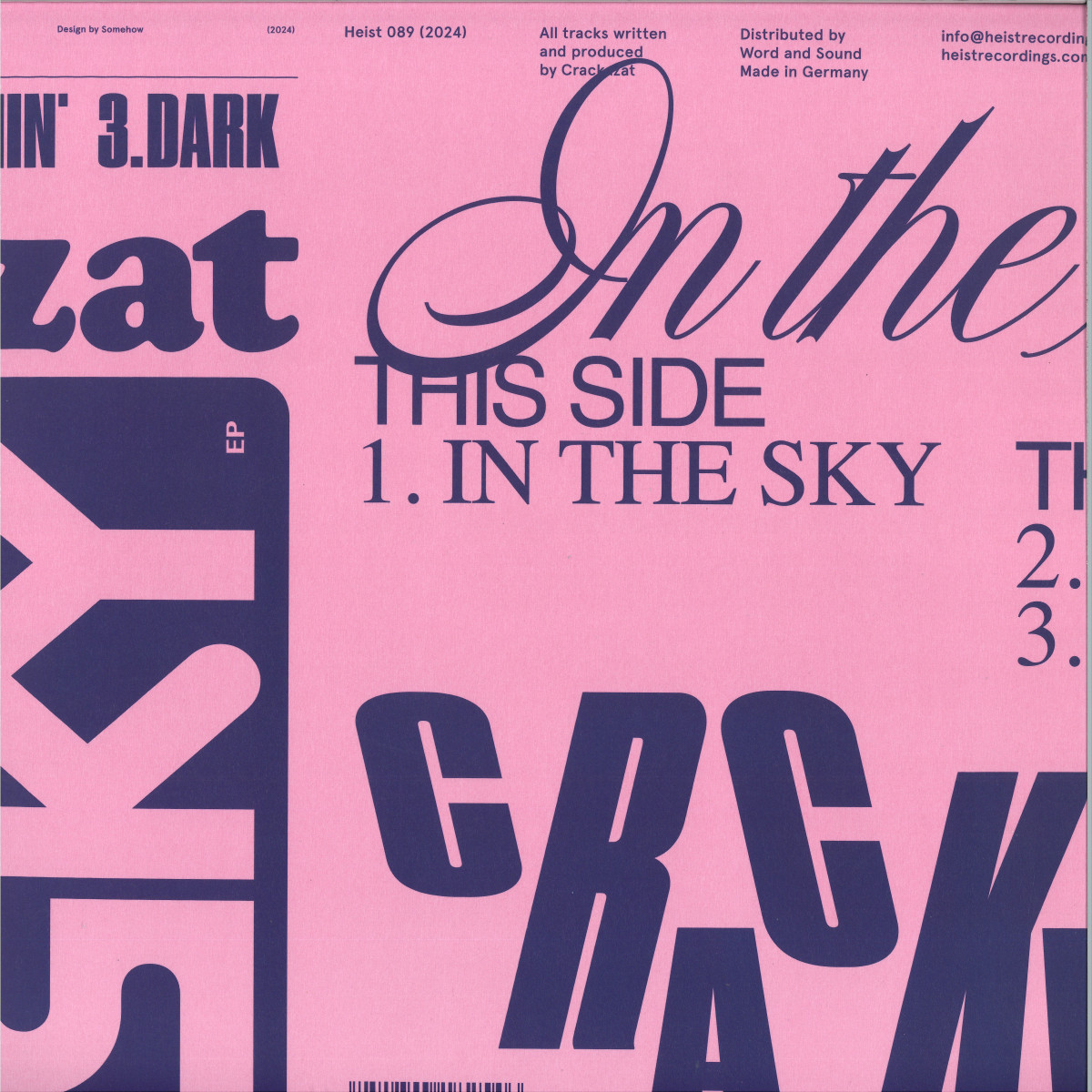 Crackazat — In the Sky EP — Copertina
