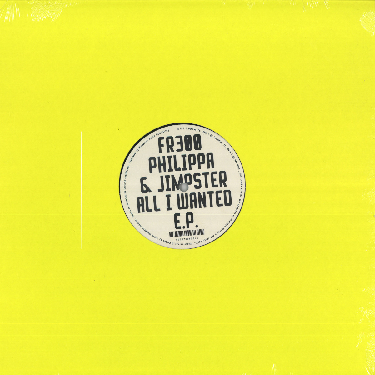 Philippa & Jimpster — All I Wanted EP — Copertina