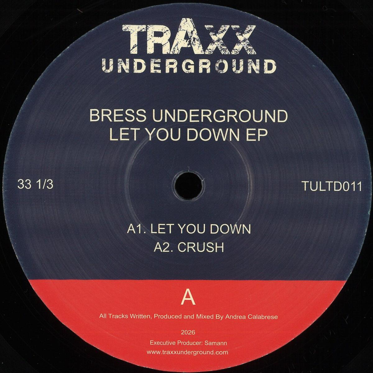 Bress Underground — Let You Down EP — Copertina