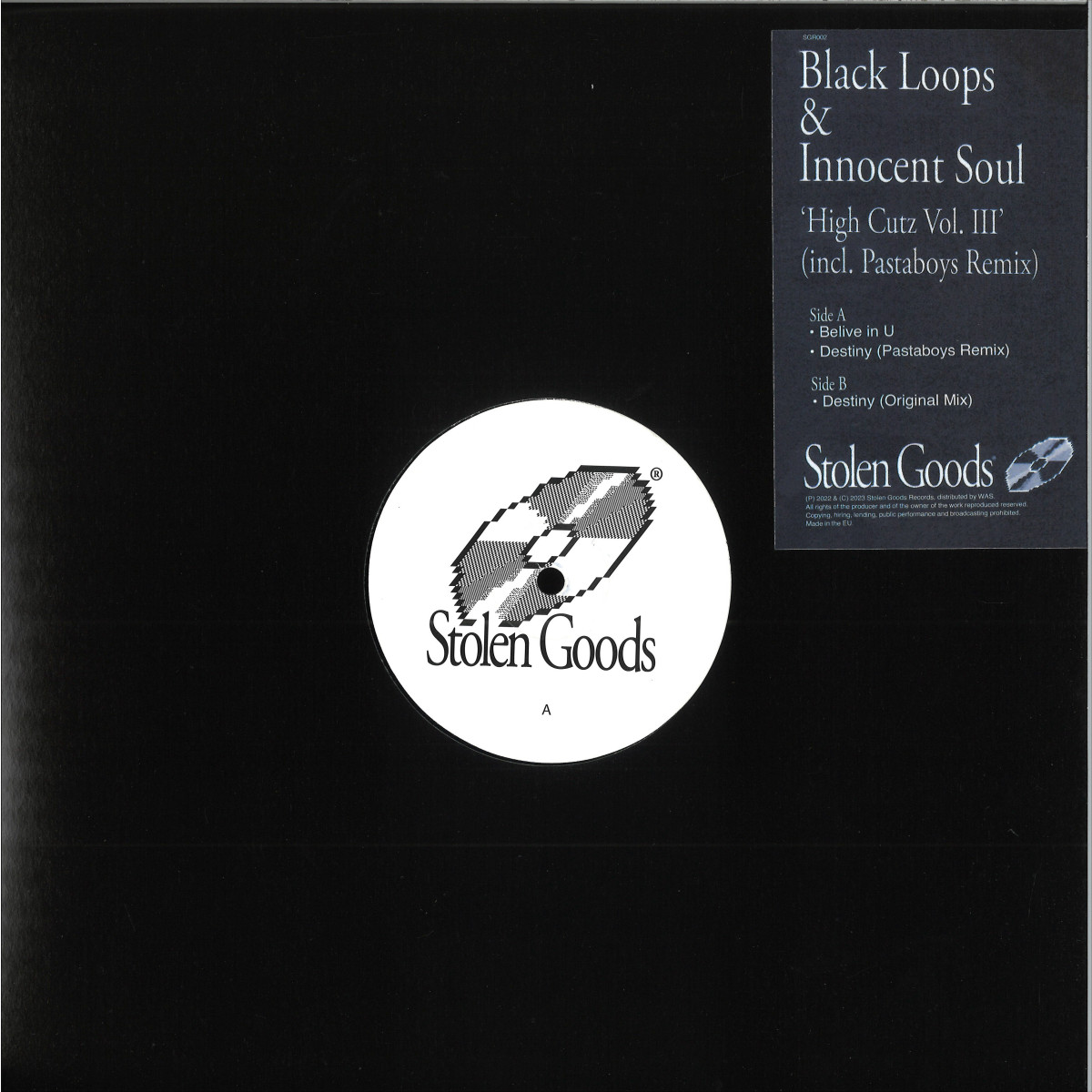 Black Loops & Innocent — High Cutz Vol. III (Incl. — Copertina
