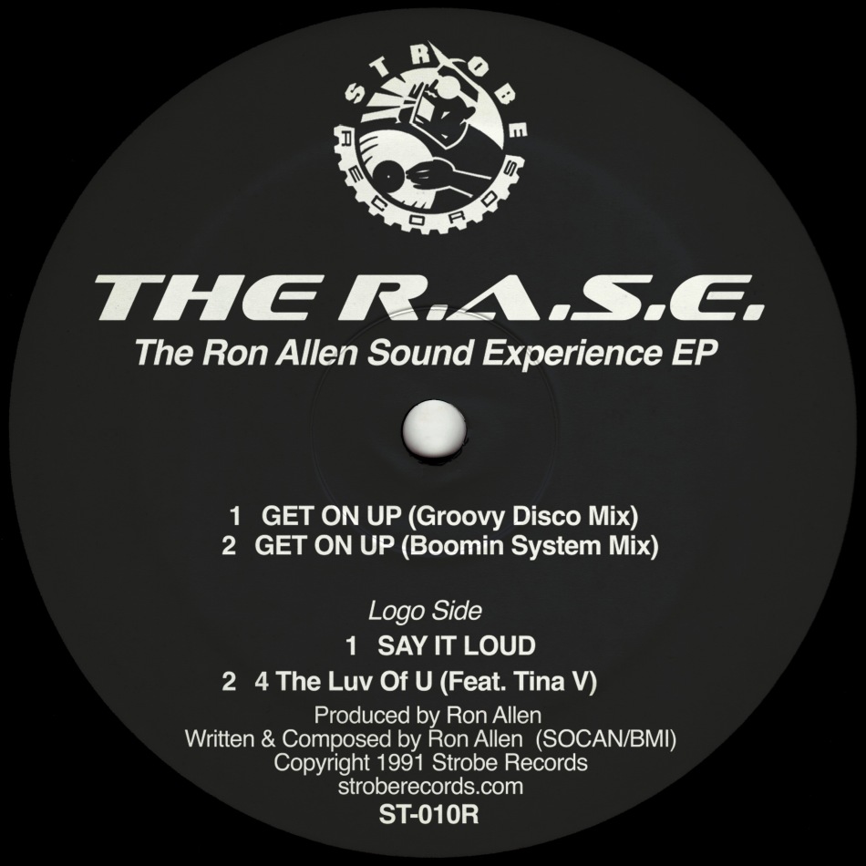 The R.A.S.E. (Ron Allen — Ron Allen Sound Experience EP — Copertina
