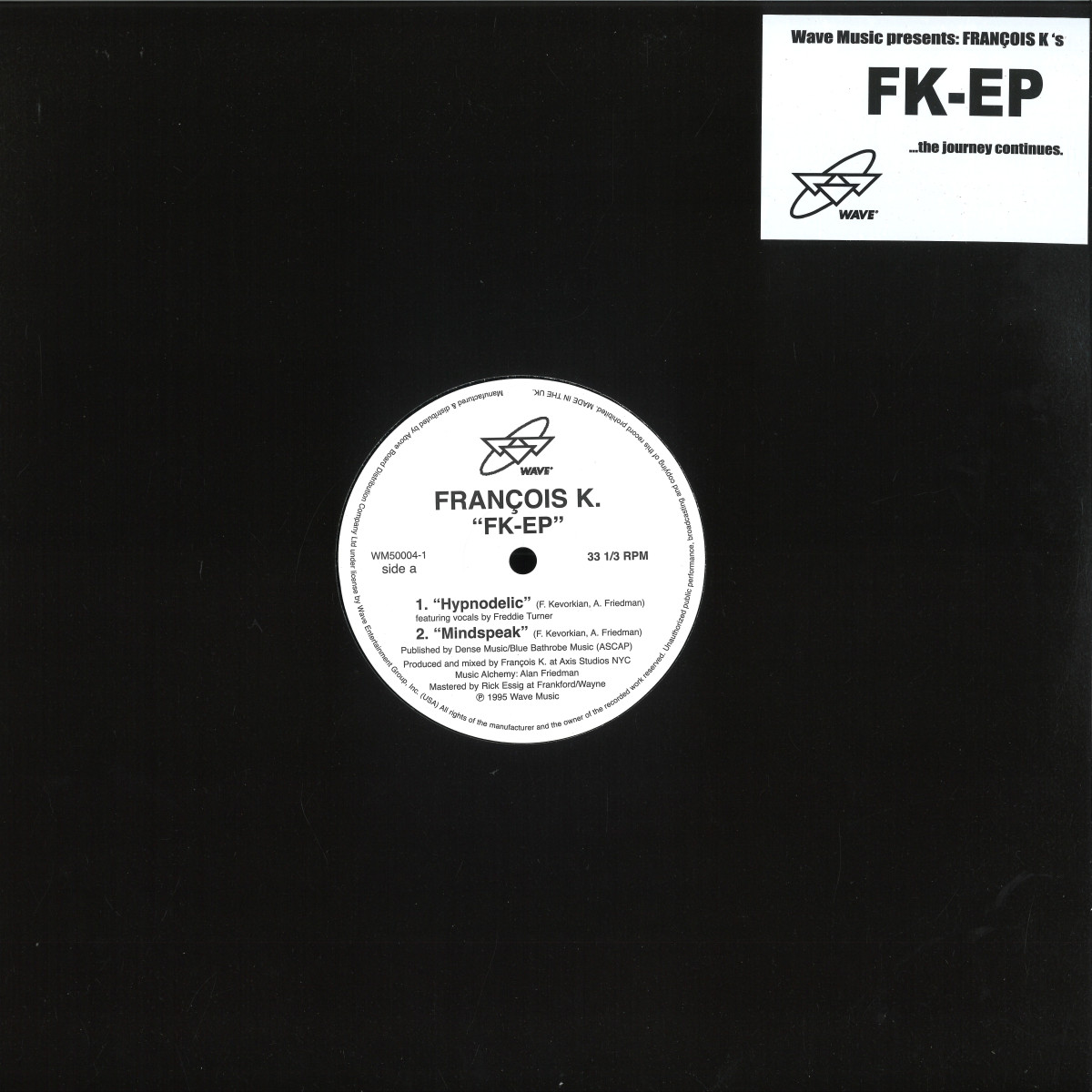 Francois K — FK EP — Copertina