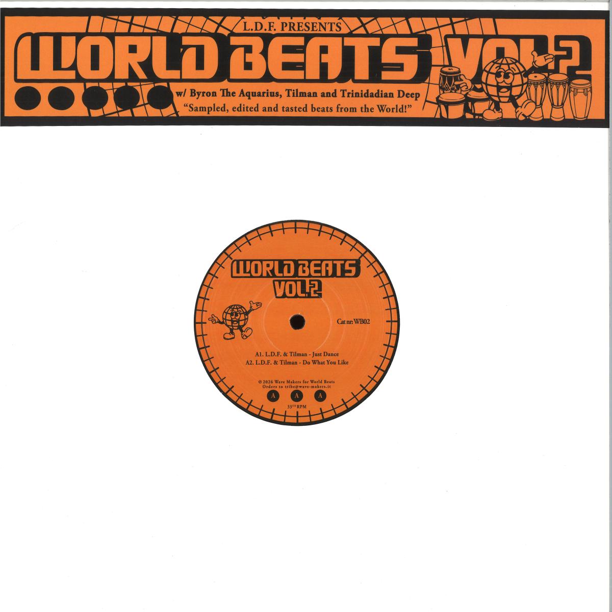 L.D.F., Byron The Aquarius, Tilman, Trinidadian Deep — World Beats Vol.2 — Copertina